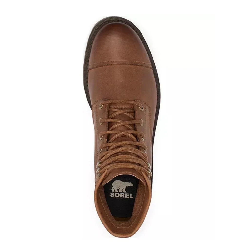 Sorel Madson II Chore Waterproof Boots Mens 7.5 Velvet Tan Suede Brown New